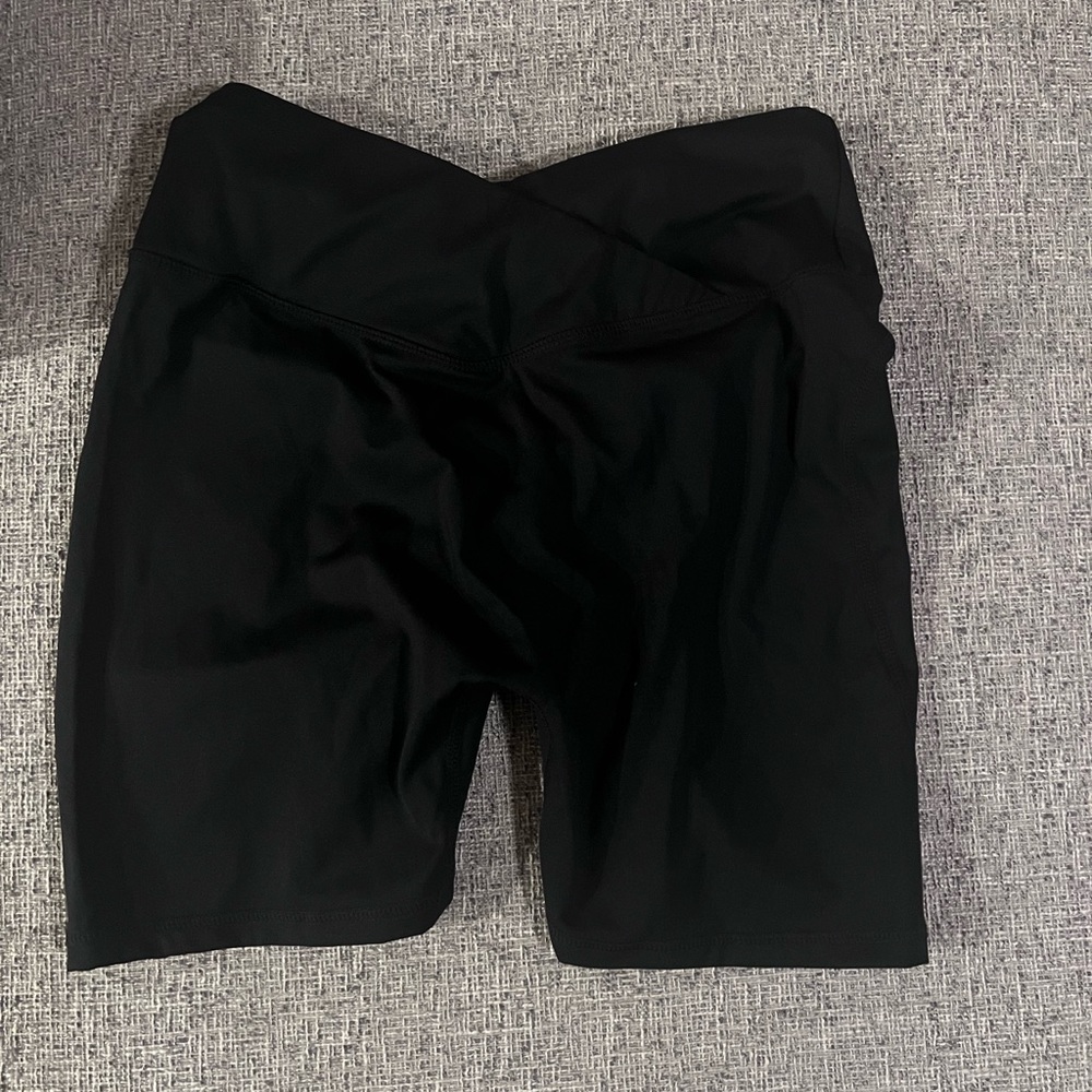Black biker shorts